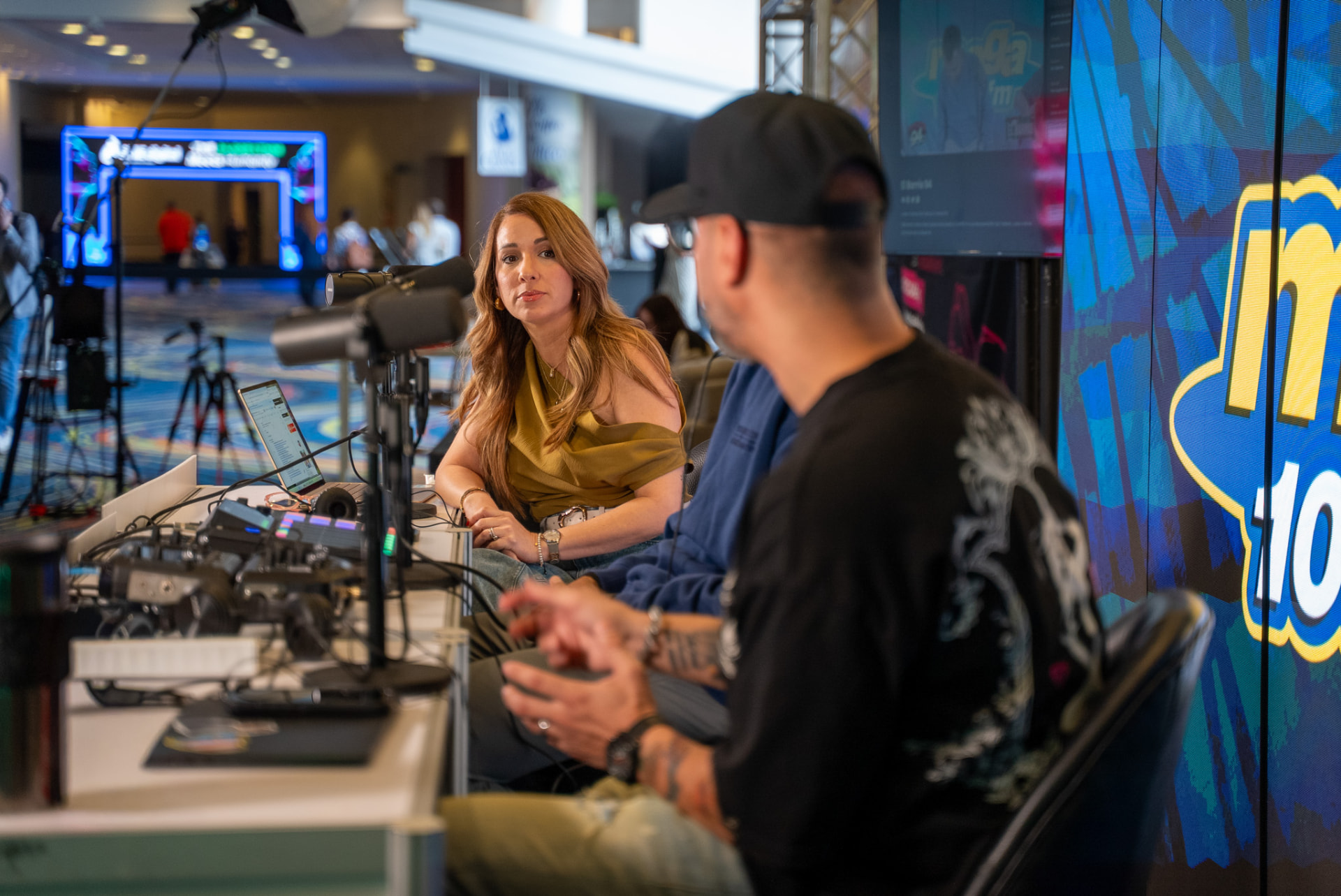 Live interview recorded at a business event